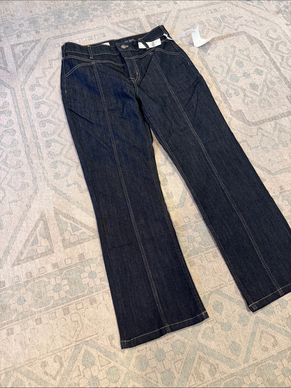 Pilot High Rise Seamed Straight Leg Jeans - Picture 4 of 8